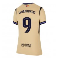 Barcelona Robert Lewandowski #9 Vonkajší Ženy futbalový dres 2025-26 Krátky Rukáv